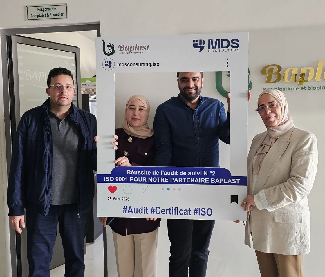 Réussite de l&rsquo;audit de suivi ISO 9001 N°2 pour notre partenaire BAPLAST